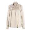 Burberry Shirts Taupe Beige Ip Patt In Neutral