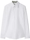 Burberry Regular Fit Cotton Formal Shirt In White