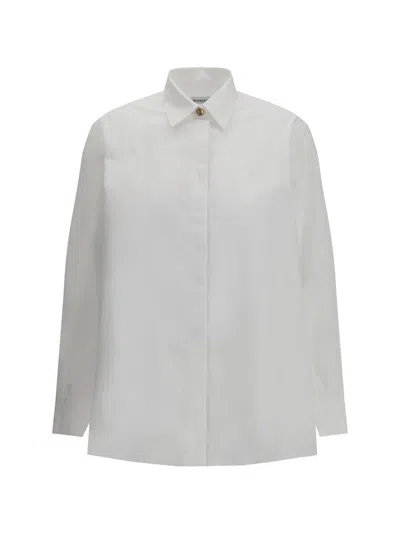 Burberry Slim Fit Cotton Shirt In White
