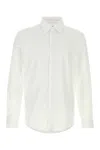 Burberry White Poplin Shirt In White