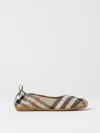 Burberry Ballerina Beige Check Pattern In Beige