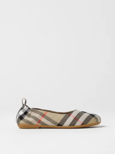 BURBERRY SHOES BURBERRY KIDS COLOR BEIGE,425374022