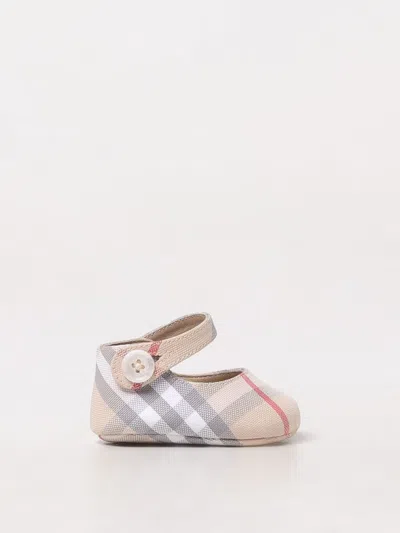 BURBERRY SHOES BURBERRY KIDS COLOR DOVE GREY,412206073