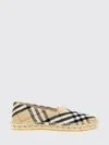Burberry Women Beige Canvas Espadrilles In Multi