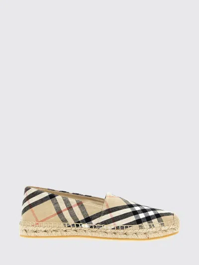 Burberry Women Beige Canvas Espadrilles, 6.5 Luxury Pumps & Heels For Women Darveys In Neutral
