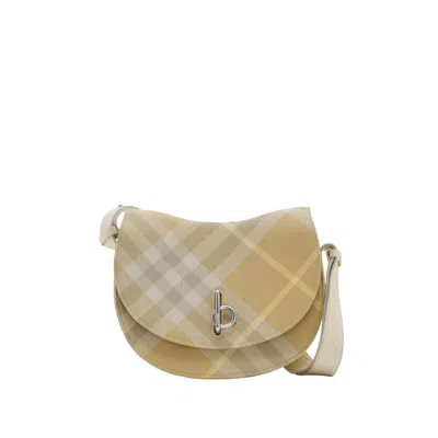 Burberry Shopping Bags In Flax