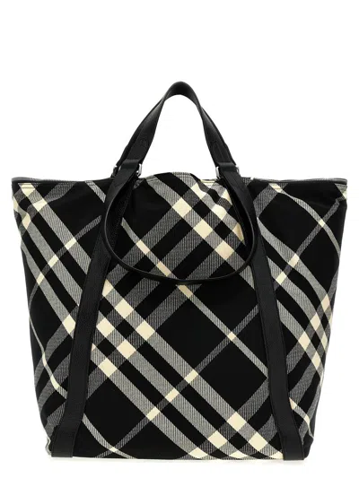 Burberry Shopping  Check In White/black