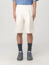 Burberry Tailored Canvas Shorts In Perle
