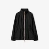 Burberry Black Nylon Parka In Black