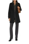 Burberry Short Chelsea Heritage Trench Coat In Black