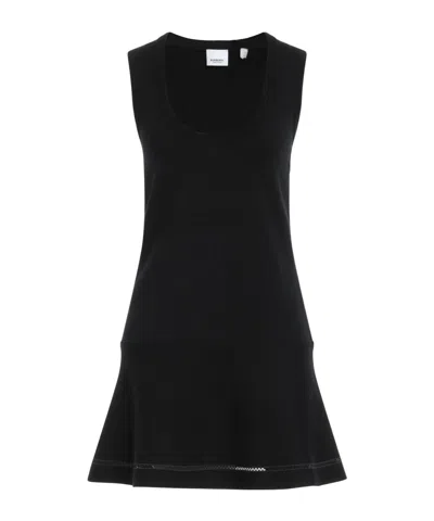 Burberry Short Dresses In Black