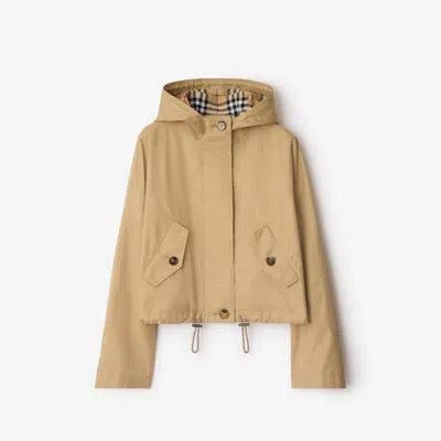 Burberry Short Gabardine Parka
