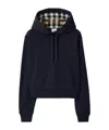 Burberry Short Long-sleeved Sweater In Blue
