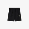 Burberry Cotton Bermuda Shorts With Back Pocket And Elastic Waistband