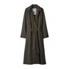 Burberry Check-plaid Reversible Trench Coat