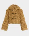 Burberry Beige Wool-blend Short Jacket Women In Flax