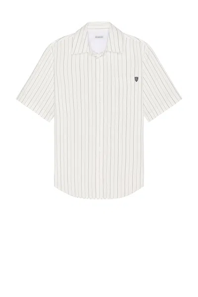 Burberry Short Sleeve Casual Shirt In String & Coal