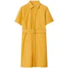 Burberry Embroidered-motif Cotton-blend Dress