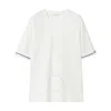 Burberry Woman T-shirt White Size M Cotton