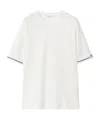 Burberry Woman T-shirt White Size M Cotton In White