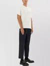 Burberry Short Sleeve Crew Neck Embroidered T-shirt In White
