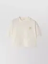 Burberry Crew Neck Cotton T-shirt With Short Sleeves