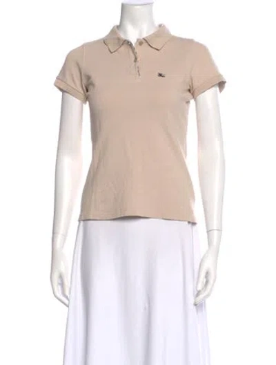 Pre-owned Burberry Short Sleeve Polo In Multi