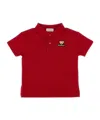 Burberry Short Sleeve Polo Shirt In Burgundy