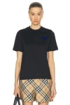 Burberry Cotton T-shirt In Black