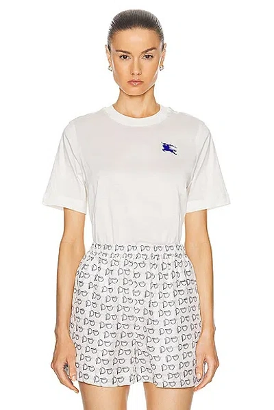 Burberry Short Sleeve T-shirt In Salt