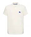 Burberry Polo Shirt With Ekd In White
