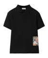 Burberry Boys Johane Ekd Polo Shirt In Black