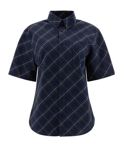 BURBERRY BURBERRY CHECKED SHORT-SLEEVED SHIRT