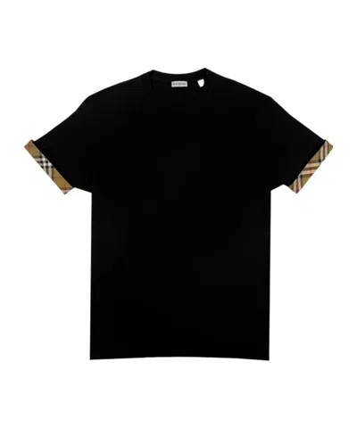 Burberry Short-sleeved T-shirt In Black