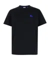 Burberry Black Cotton Clothing T-shirts And Polos In Black