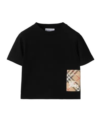 Burberry Short-sleeved T-shirt In Black