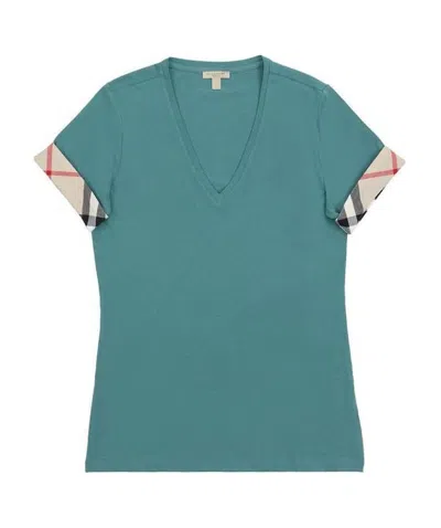Burberry Short-sleeved T-shirt In Green