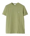Burberry Men's Ekd Cotton T-shirt In Green