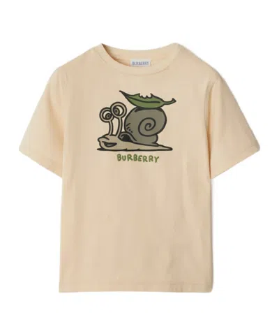 Burberry Kids' Short-sleeved T-shirt In Nude