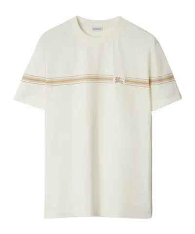 BURBERRY BURBERRY STRIPED CREWNECK T-SHIRT