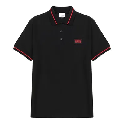 Burberry Short Sleeves Polo Shirt 'black'