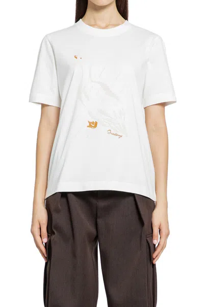 Burberry Short Sleeves In White