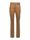 Burberry Straight Leg Trousers With Front Pleat
