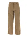 Burberry Trousers Featuring Wide Leg And 5 Pockets