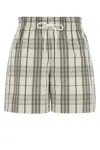 Burberry Women Embroidered Poplin Shorts