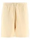 Burberry Shorts Waistband Elastic Back Pocket In Neutral