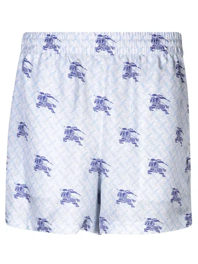 Burberry Shorts In Blue