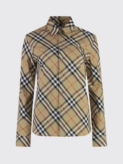 Burberry Shorts  Woman Color Red In Multi