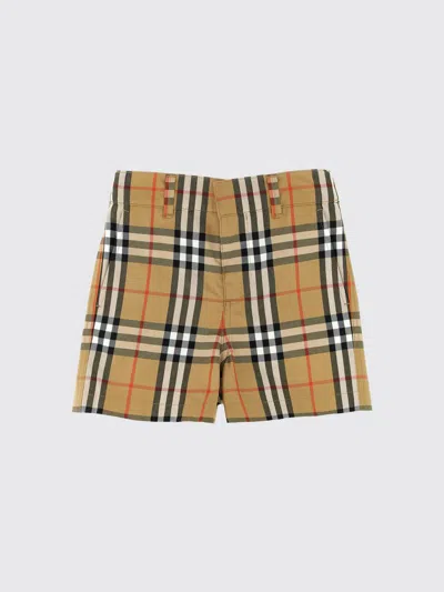 Burberry Kids' Shorts  Kinder Farbe Beige In Brown