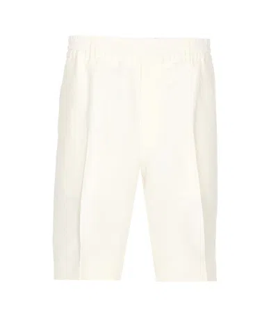 Burberry Tailored Bermuda Shorts In White